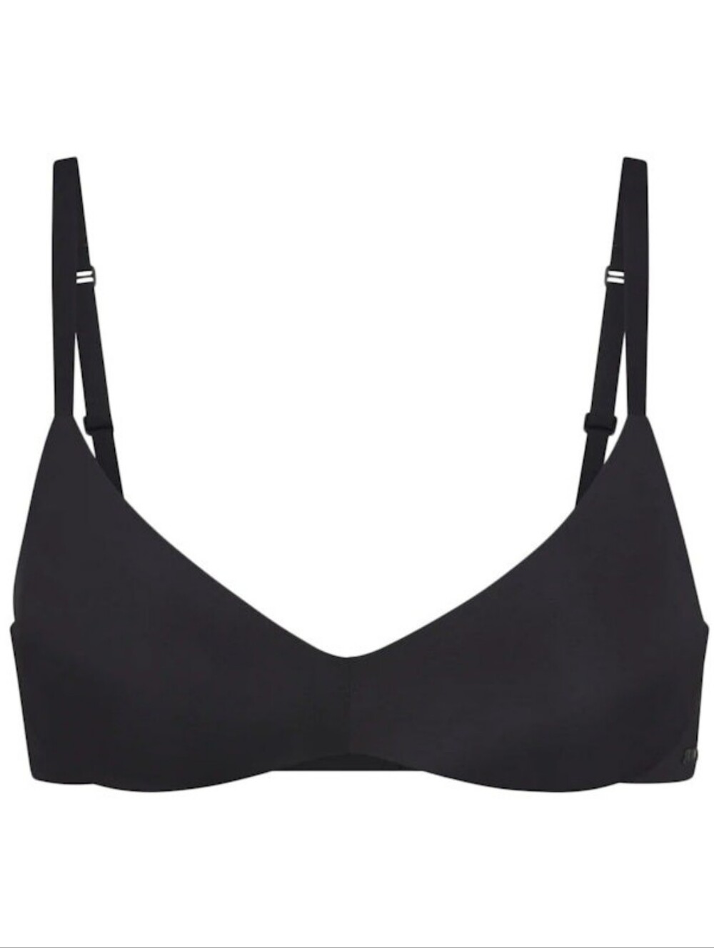 SKIMS Wireless Form Push-Up Plunge Bra – Onyx – Size 30C NWT